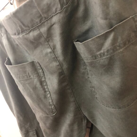 drawstring wide leg pants - Picture 7 of 7